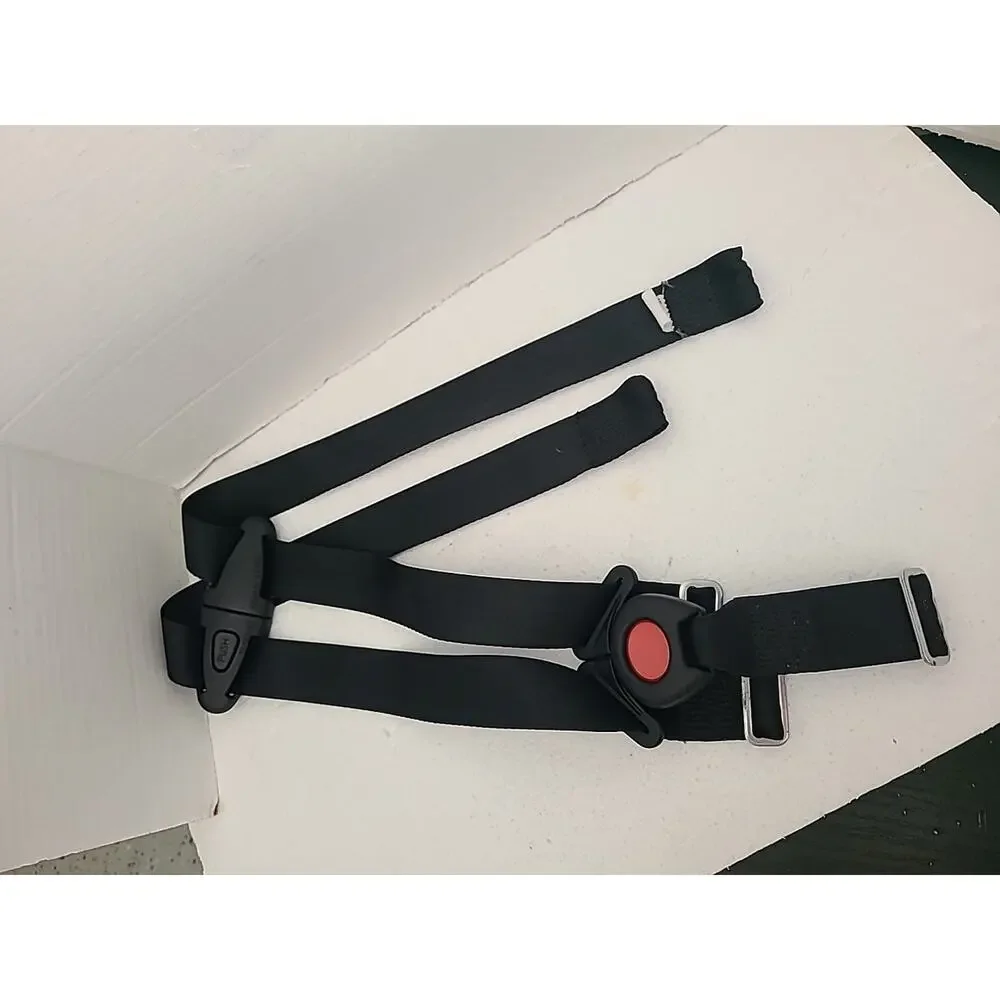 Doona Infant Baby Black Seat Belt Straps Harness Buckle Safety Clip Replacement
